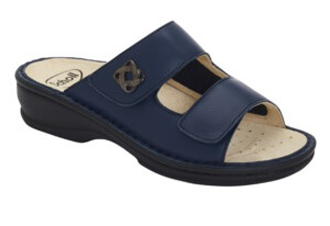EMILIA ELASTIC PELLE NAVY BLUE 39 - dottorbianchi.it