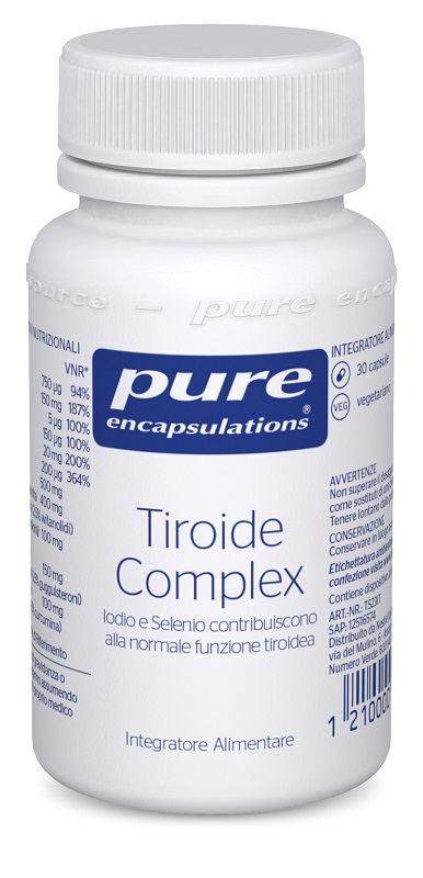 PURE ENCAPSULATIONS TIROIDE COMPLEX 30 CAPSULE - dottorbianchi.it