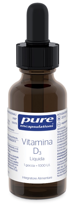 PURE ENCAPSULATIONS VITAMINA D3 LIQUIDA 22,5 ML - dottorbianchi.it