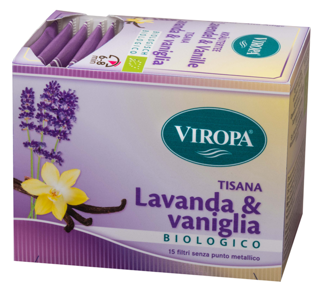 VIROPA TISANA LAVANDA&VANIGLIA BIOLOGICO 15 FILTRI - dottorbianchi.it