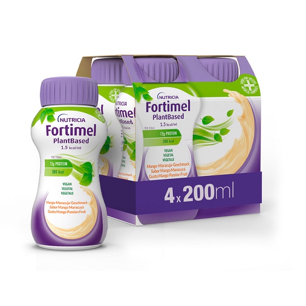 FORTIMEL PLANT BASED MANGO PASSION FRUIT 4 BOTTIGLIE DA 200 ML - dottorbianchi.it