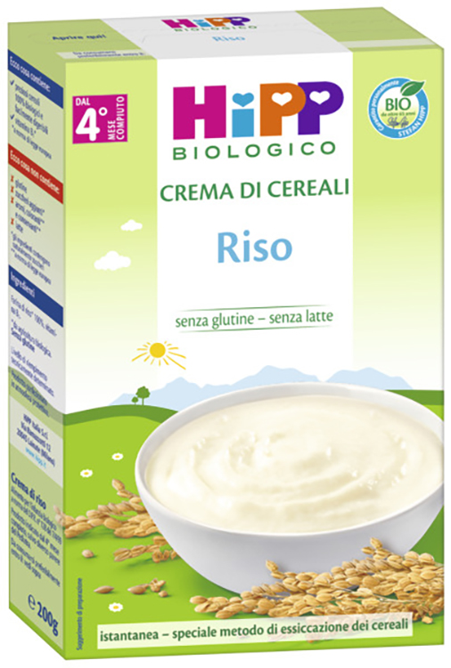 HIPP BIO CREMA CEREALI RISO 200 G - dottorbianchi.it