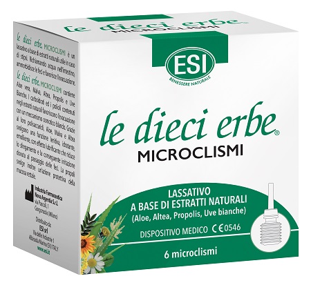 ESI LE DIECI ERBE MICROCLISMI 6 PEZZI - dottorbianchi.it