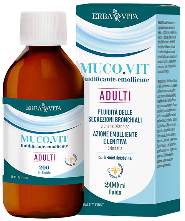 MUCOVIT FLUIDO ADULTI 200 ML - dottorbianchi.it