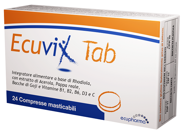 ECUVIX TAB 24 COMPRESSE MASTICABILI - dottorbianchi.it