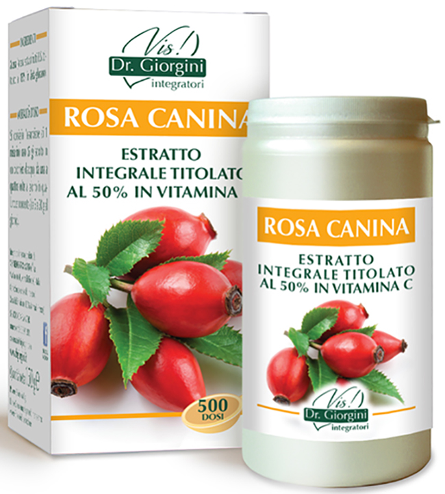 ROSA CANINA ESTRATTO INTEGRALE TITOLATO POLVERE 100 G - dottorbianchi.it