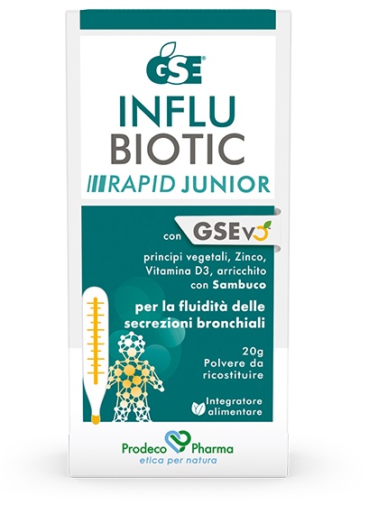 GSE INFLUBIOTIC RAPID JUNIOR 20 G - dottorbianchi.it