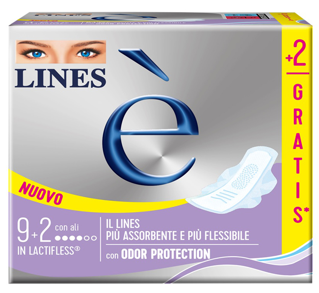 LINES E' ALI CARRY PACK 9 + 2 PEZZI - dottorbianchi.it
