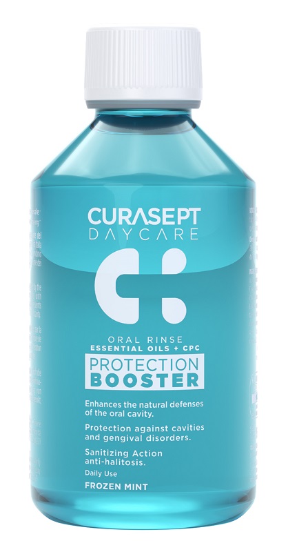 CURASEPT DAYCARE COLLUTORIO PROTECTION BOOSTER FROZEN MINT 500 ML - dottorbianchi.it