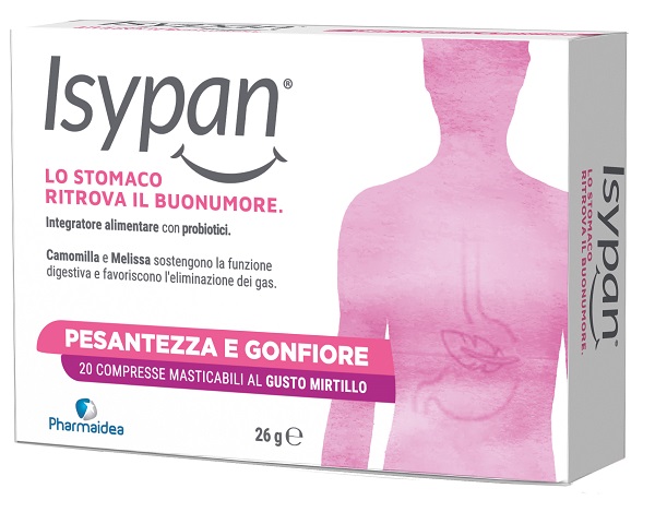 ISYPAN PESANTEZZA GONFIORE 20 COMPRESSE MASTICABILI - dottorbianchi.it