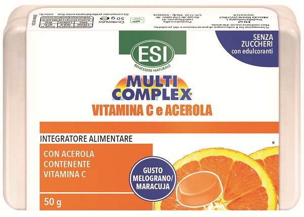 ESI MULTICOMPLEX VITAMINA C E ACEROLA CARAMELLE 50G - OFFERTA A TEMPO LIMITATO - dottorbianchi.it