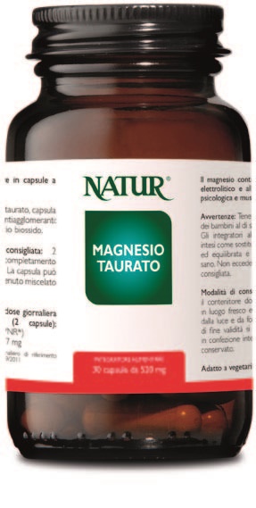 MAGNESIO TAURATO 30 CAPSULE - dottorbianchi.it