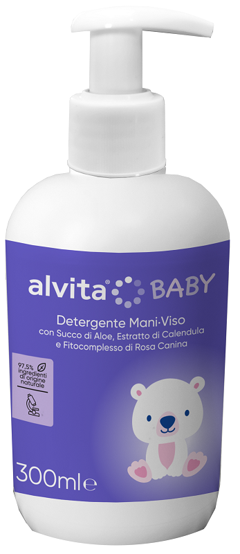 ALVITA BABY DETERGENTE MANI-VISO 300 ML - dottorbianchi.it