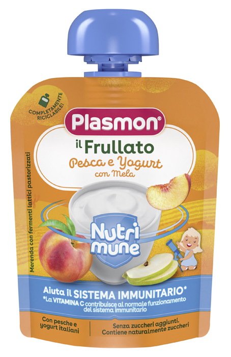 PLASMON NUTRI-MUNE PESCA/YOGURT CON MELA 85 G - dottorbianchi.it