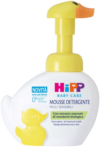 HIPP BABY CARE MOUSSE DETERGENTE PAPERELLA FUN 250 ML - dottorbianchi.it