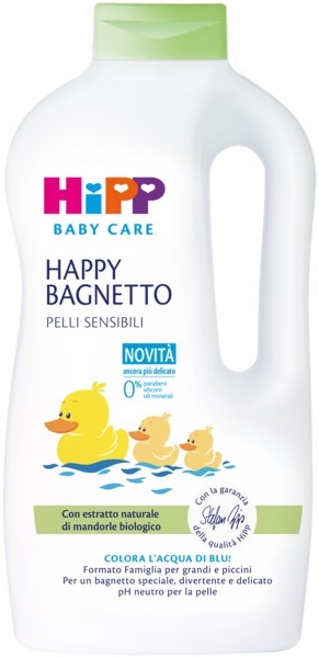 HIPP BABY CARE HAPPY BAGNETTO FORMATO FAMIGLIA FUN 1000 ML - dottorbianchi.it