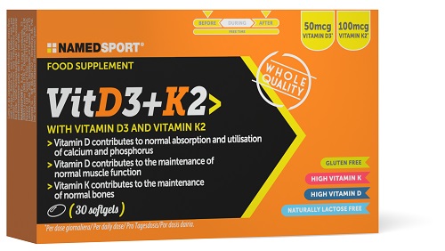 VITD3+K2 30 SOFTGELS - dottorbianchi.it