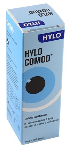 HYLO COMOD GOCCE OCULARI IALURONATO DI SODIO 1% FLACONCINO 10 ML - dottorbianchi.it