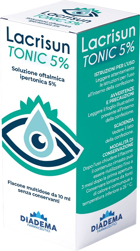 SOLUZIONE OFTALMICA IPERTONICA LACRISUN TONIC 5% 10 ML - dottorbianchi.it