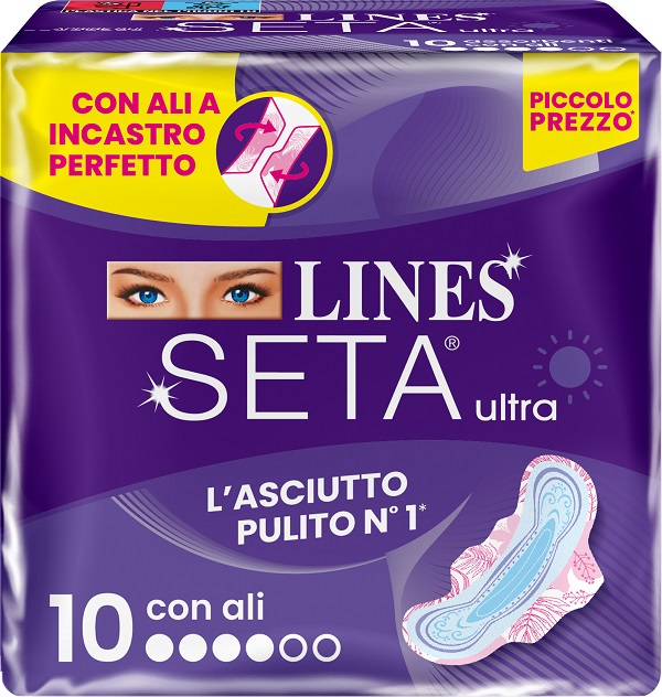 LINES SETA ULTRA ASSORBENTI ALI DWCT 10 PEZZI - dottorbianchi.it