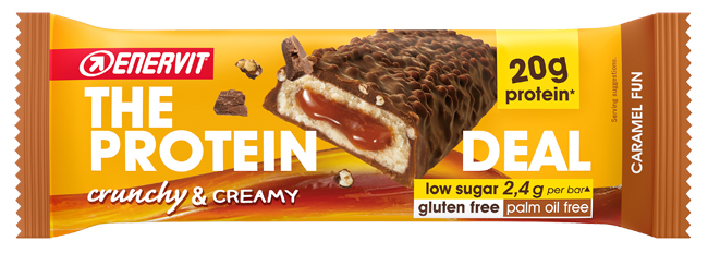 THE PROTEIN DEAL CARAMEL FUN BARRETTA 55 G - dottorbianchi.it