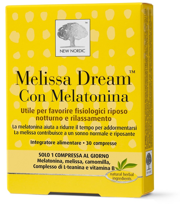 MELISSA DREAM CON MELATONINA 30 COMPRESSE - dottorbianchi.it