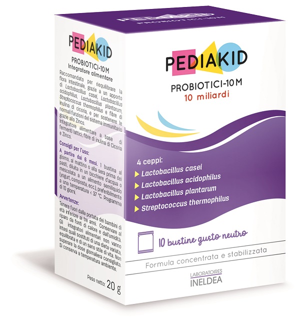 PEDIAKID PROBIOTICI 10M 10 BUSTINE - dottorbianchi.it