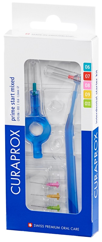 CURAPROX CPS PRIME START MIXED PACK WITH CPS 06 -011 +UHS 409 + UHS 470 BLUE HOLDERS + CAPS - dottorbianchi.it