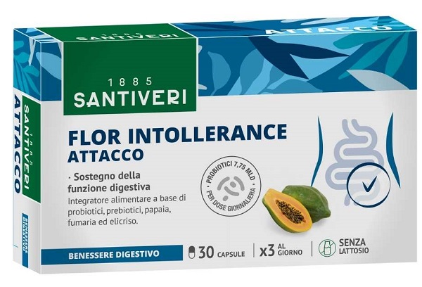 FLOR INTOLLERANCE ATTACCO 30 CAPSULE - dottorbianchi.it