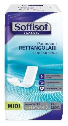 SOFFISOF CLASSIC PANNOLONE RETTANGOLARE CON BARRIERA 30 PEZZI - dottorbianchi.it