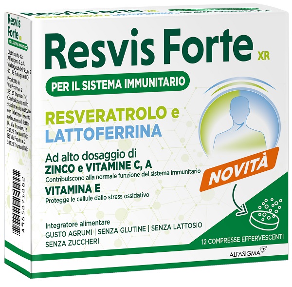 RESVIS FORTE XR 12 COMPRESSE EFFERVESCENTI - dottorbianchi.it