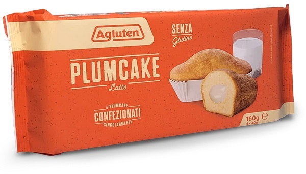 AGLUTEN PLUMCAKE LATTE 4 X 40 G - dottorbianchi.it
