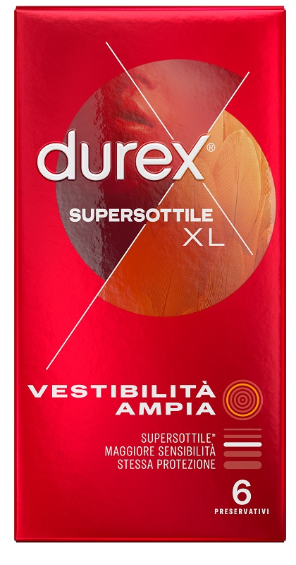 PROFILATTICO DUREX SUPERSOTTILE XL 6 PEZZI - dottorbianchi.it