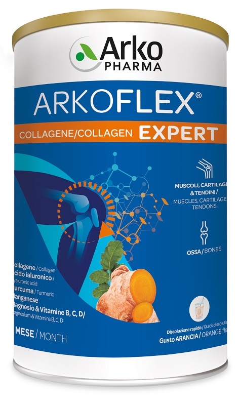 ARKOFLEX EXPERT COLLAGENE ARANCIA POLVERE 390 G - dottorbianchi.it