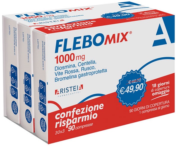 FLEBOMIX 1000 MG 90 COMPRESSE TRI-PACK - dottorbianchi.it