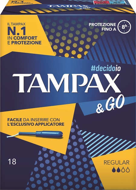 TAMPAX &GO REGULAR 18 PEZZI - dottorbianchi.it