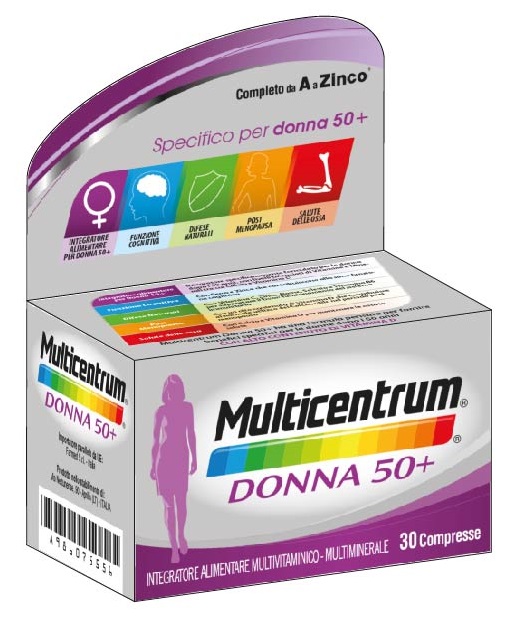 MULTICENTRUM DONNA 50+ 30 COMPRESSE - dottorbianchi.it