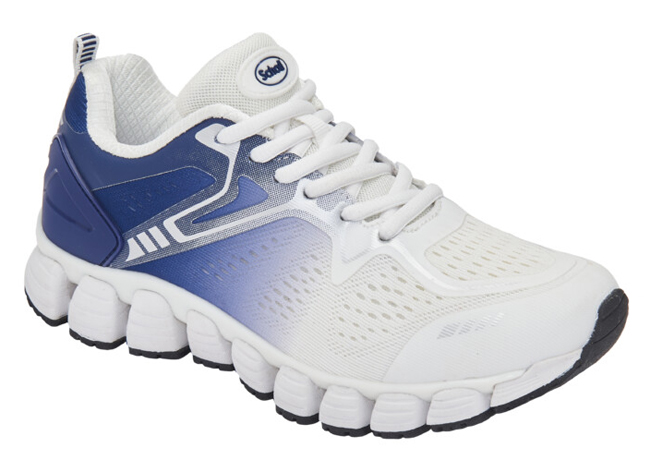 GALAXY 23 PU+MESH WOMAN WHITE/NAVY BLUE 37 MATERIALE PU+TESSUTO MESH FODERA TOMAIA TESSUTO SOTTOPIEDE TESSUTO SUOLA GOMMA+PYHLON FITTING F ALTEZZA TACCO 20 COLLEZIONE SS23 - dottorbianchi.it