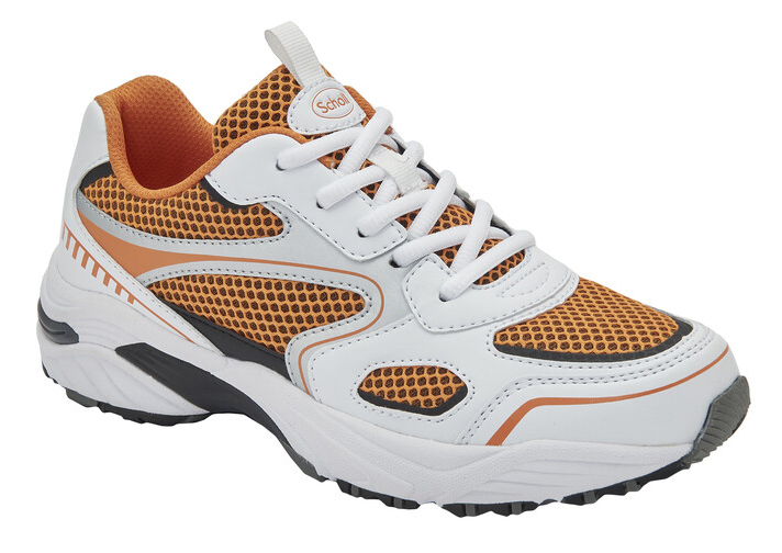 SPRINTER PLUS PU+MESH U WHITE/ORANGE 40 MATERIALE TOMAIA PU+TESSUTO MESH FODERA TOMAIA TESSUTO SOTTOPIEDE TESSUTO FITTING F ALTEZZA TACCO 20 COLLEZIONE SS23 - dottorbianchi.it