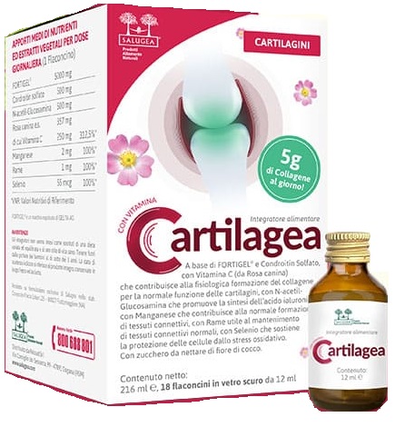 CARTILAGEA SALUGEA 18 FLACONCINI DA 12 ML - dottorbianchi.it