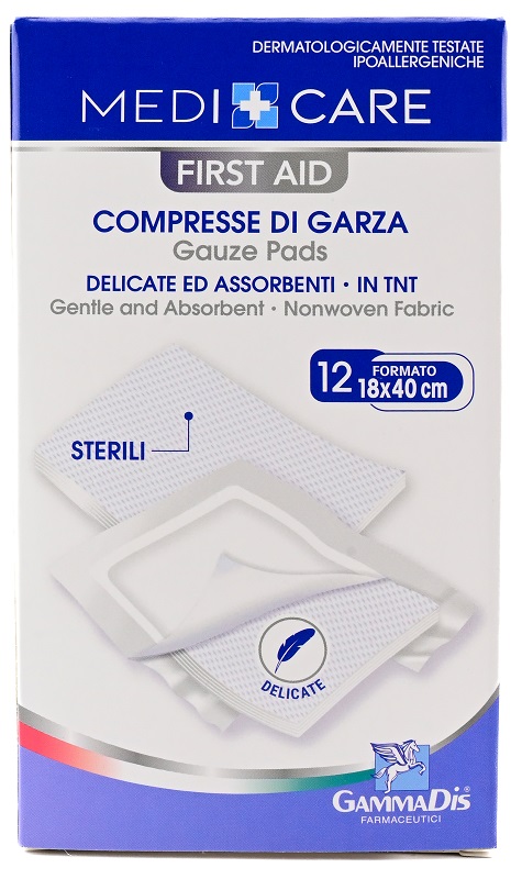 GARZA MEDICARE TNT 18X40 CM 12 PEZZI - dottorbianchi.it