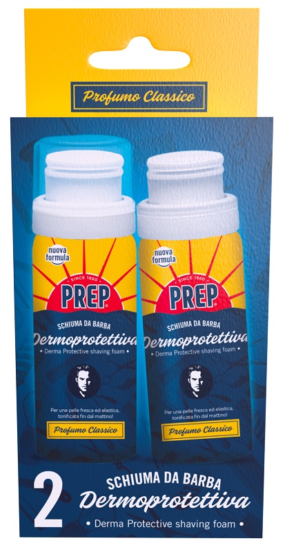 PREP SCHIUMA BARBA CLASSICA 2 PEZZI DA 50 ML - dottorbianchi.it