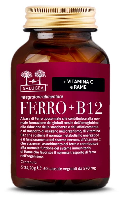 SALUGEA FERRO + B12 60 CAPSULE - dottorbianchi.it