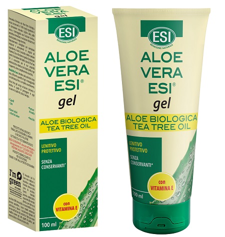 ESI ALOE VERA GEL TEA TREE CON VITAMINA E 100 ML - dottorbianchi.it