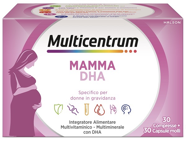 MULTICENTRUM MAMMA DHA 30 COMPRESSE + 30 CAPSULE - dottorbianchi.it