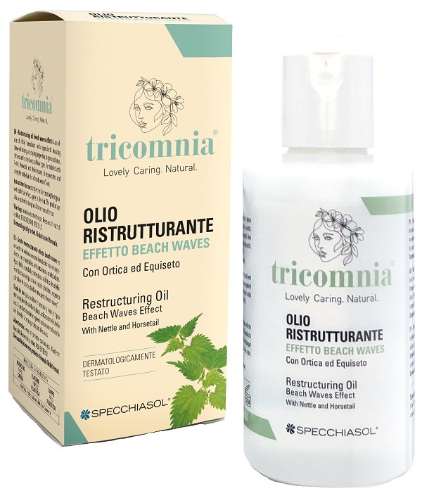 TRICOMNIA OLIO RISTRUTTURANTE EFFETTO BEACH WAVES 50 ML - dottorbianchi.it