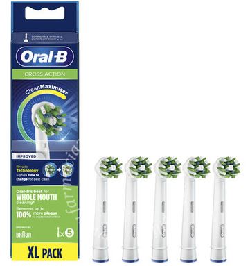 ORALB POWER REFILL EB50 CROSSACTION 5 PEZZI - dottorbianchi.it