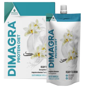 DIMAGRA PROTEIN DIET VANIGLIA 7 PEZZI DA 220 G - dottorbianchi.it