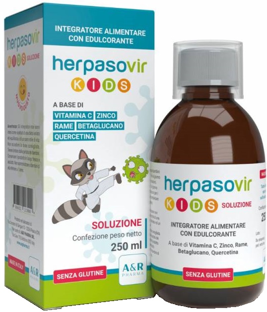 HERPASOVIR KIDS SOLUZIONE RT 250 ML - dottorbianchi.it