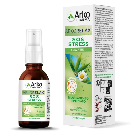 ARKORELAX SOS STRESS 15 ML - dottorbianchi.it